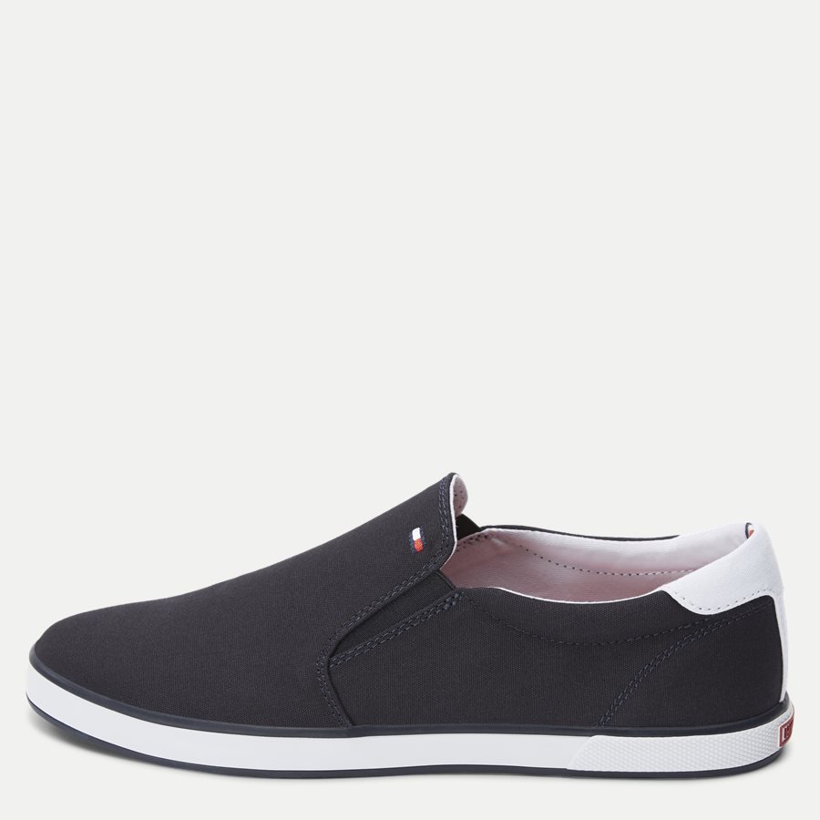 Tommy Hilfiger Iconic Canvas Slip On Sneaker | Blå
