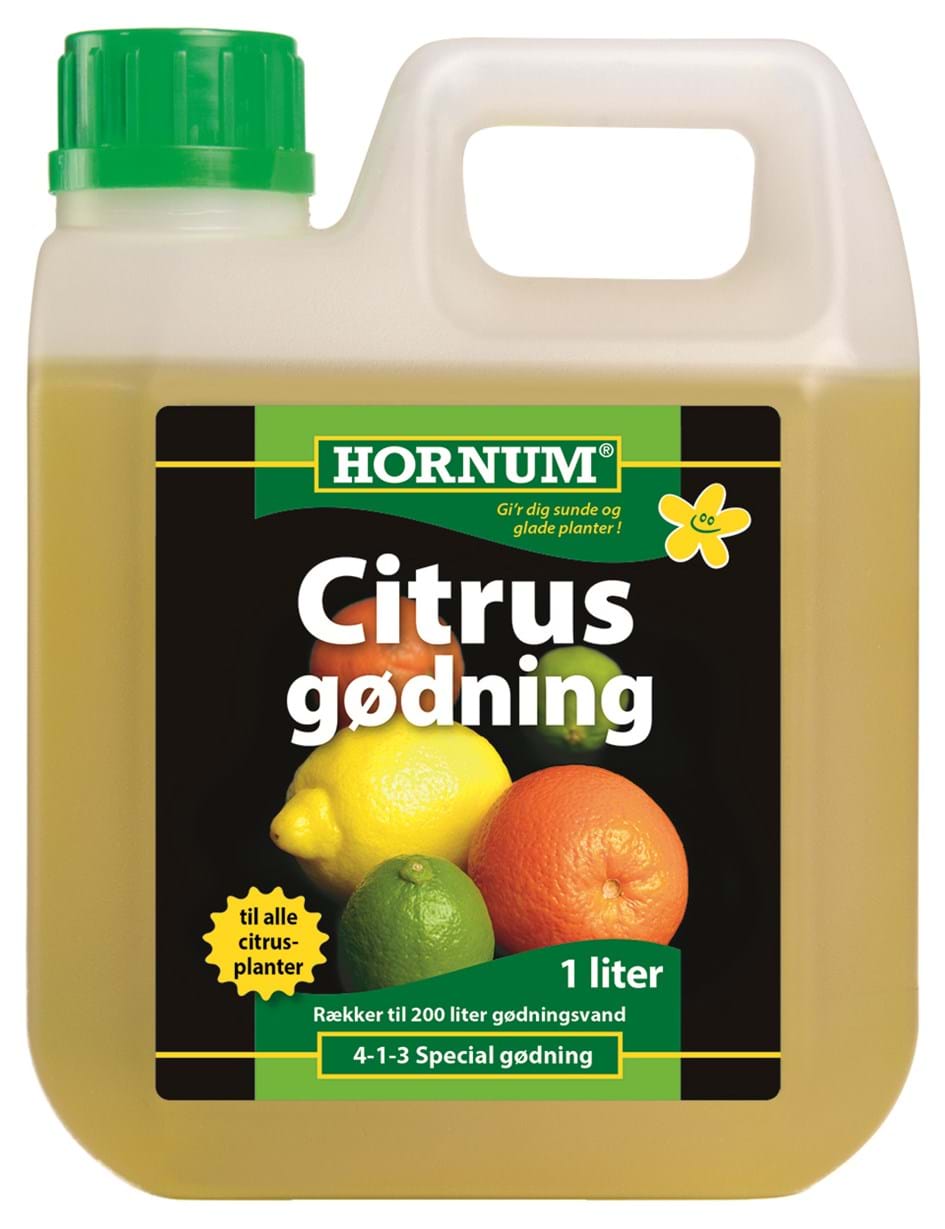 Hornum Citrus Gødning 1L - Optimal Vækst til Citrusplanter