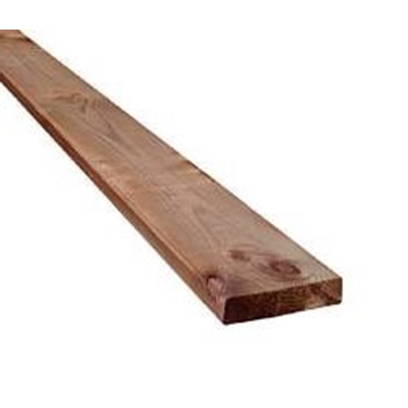 Fyr Seksta Brunimprægneret Terrassebrædder 25x100 mm