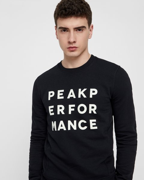 Peak Performance Ground sweatshirt - Regular fit - Sort