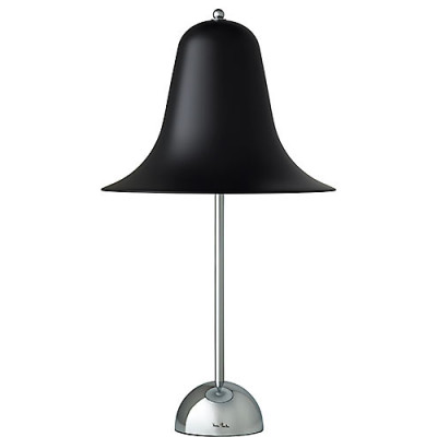 Pantop Bordlampe i Sort - Elegant 1980 Design