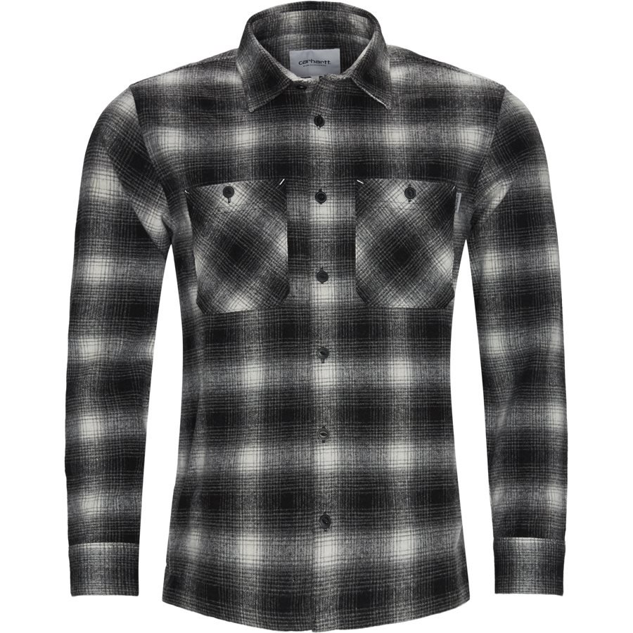 Carhartt WIP Loose | L/S Halleck Shirt | Sort