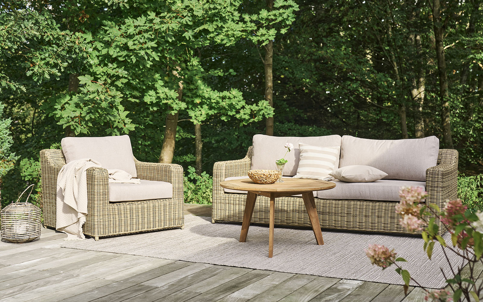 Glendon 3 pers. loungesofa