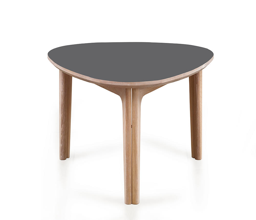 Skovby SM207 sofabord - Sort/Lyst træ - Massiv træ/Laminat (63x65x47 cm.)