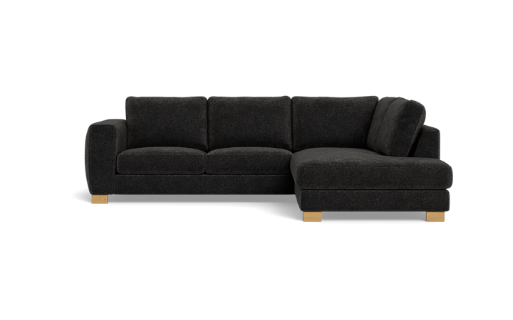 Halifax sofa med open end - Antracit - L:284 cm