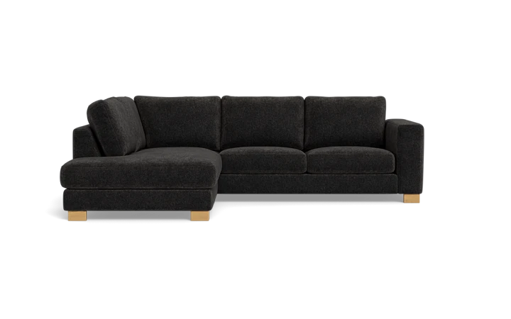 Halifax sofa med open end - Antracit - L:273 cm