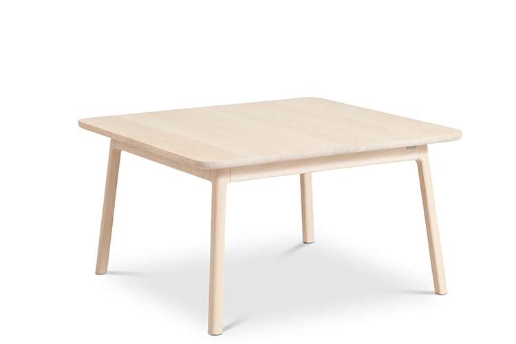 NorD sofabord - Hvidolieret - Eg (90x90x50 cm.)