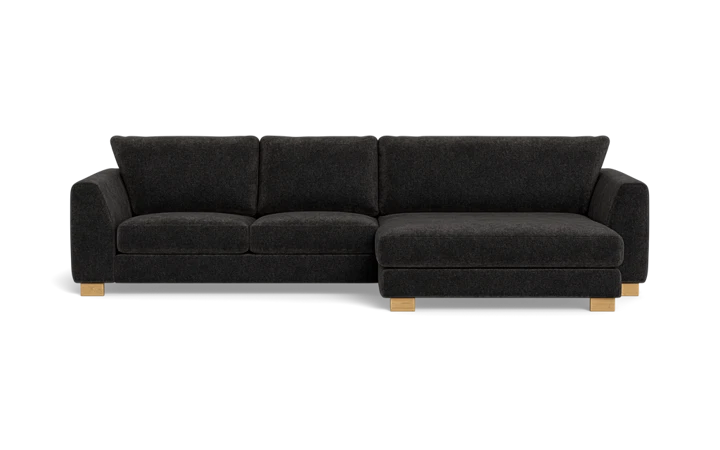Halifax sofa med chaiselong - Antracit - L:320 cm