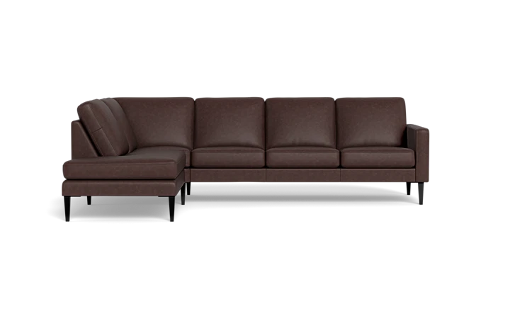 Galaxy sofa med open end - Brun - L:194 cm