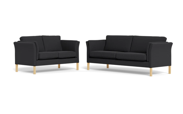 Classic Line Tobruk CL700 Exclusiv 3+2 pers. sofasæt - sort