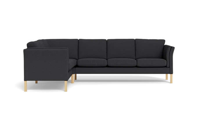 Classic Line Tobruk CL700 Exclusiv hjørnesofa - sort - L:275 cm