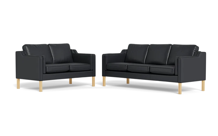 Classic Line Bolivia CL300 Exclusiv 3+2 pers. sofa - sort
