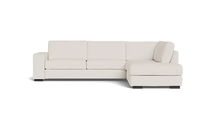 Malmø sofa med open end - Hvid - L:285 cm