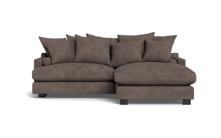 Glasgow 1,5 pers. sofa med chaiselong - Brun - L:228 cm