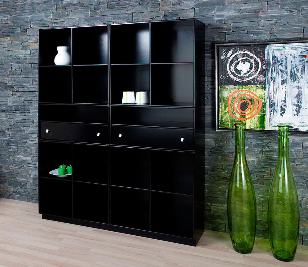 Square Classic reolsystem 040 - Sort