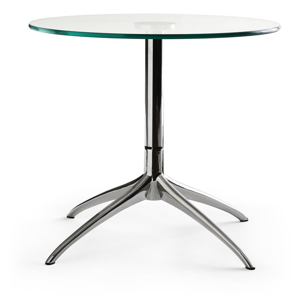 Stressless Urban S sofabord - Grå - Glas/Aluminium (55x48 cm.)
