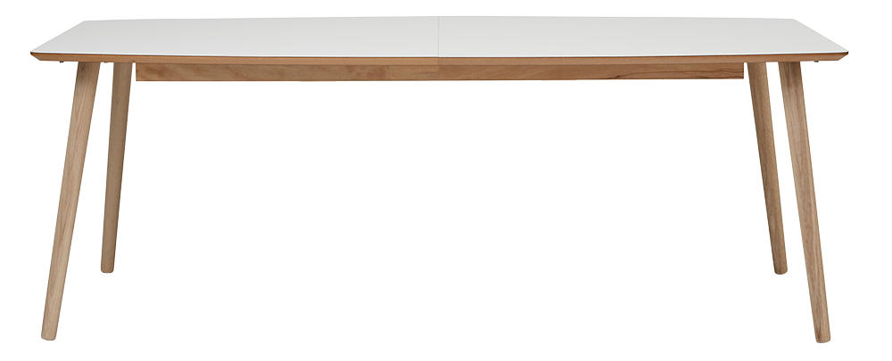 U-Design bådformet spisebord - Hvid