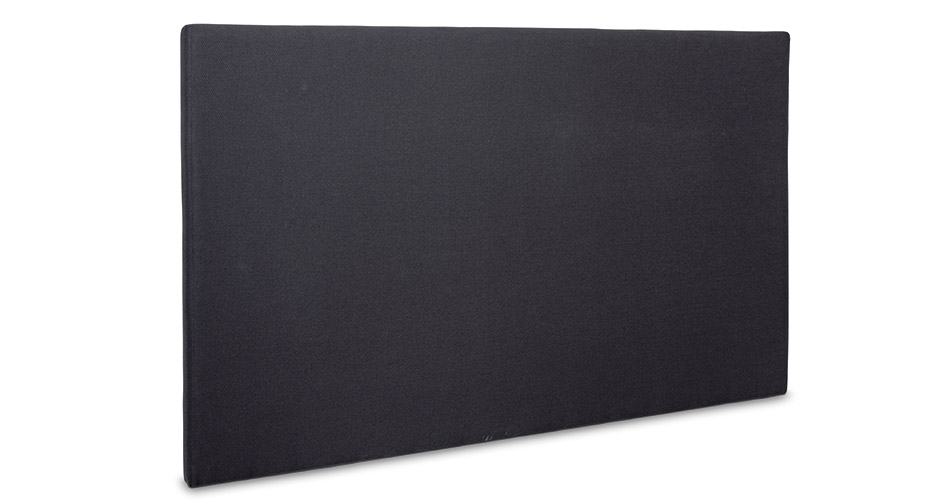 Restzone sengegavl 140x200 - Sort