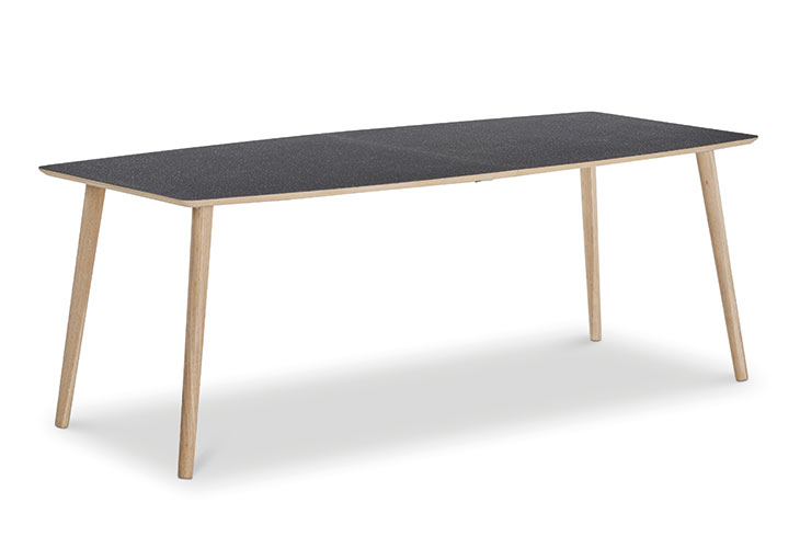 U-Design bådformet spisebord - Grå