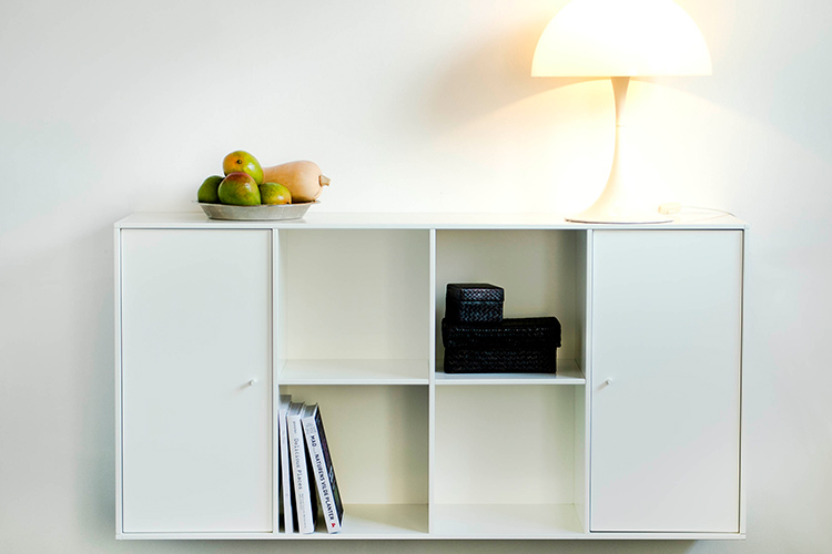 Square Classic reolsystem 12 - Lyst træ