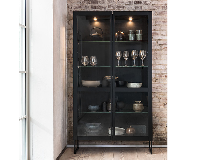 Skovby SM452 vitrine - Sort