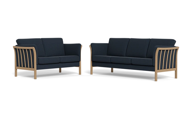 Classic Line Columbia CL100 Exclusiv 3+2 pers. sofa - Blå