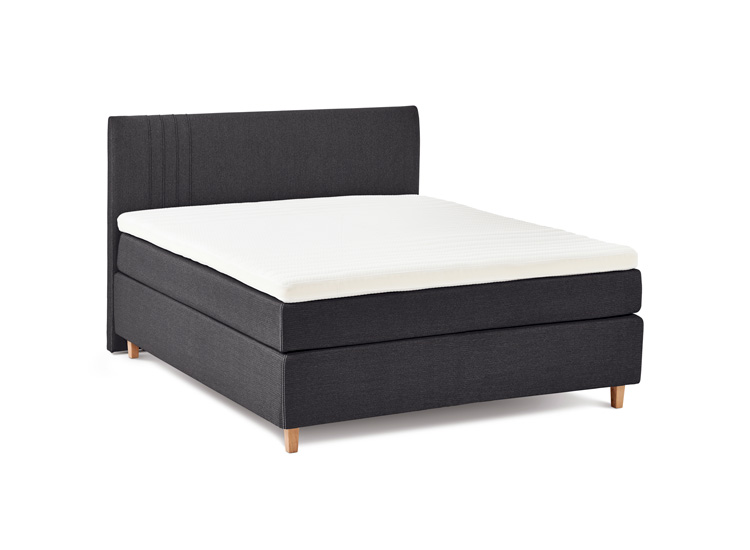 ZensiZone Premium kontinentalseng 180x210 inkl. topmadras - Antracit