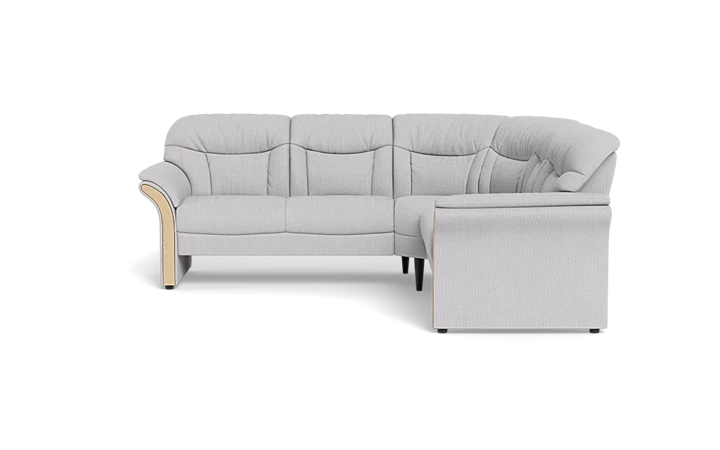 Nordisk komfort Chicago 2125 hjørnesofa - Lysegrå - L:228 cm