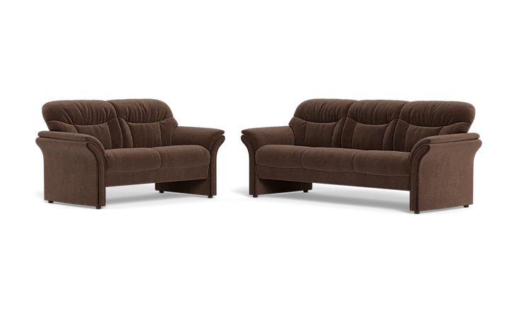 Nordisk komfort Chicago 2125 3+2 pers. sofa - Brun