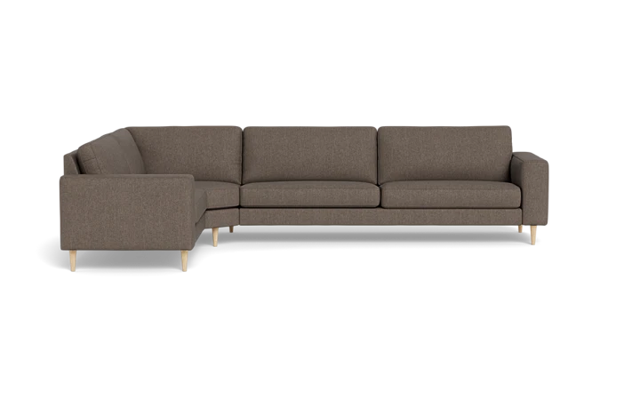 Symfoni 2018 hjørnesofa - Brun - L:336 cm