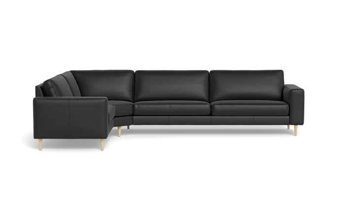 Symfoni 2018 hjørnesofa - Sort - L:336 cm