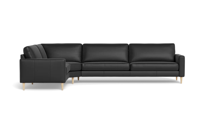 Symfoni 2018 hjørnesofa - Sort - L:329 cm