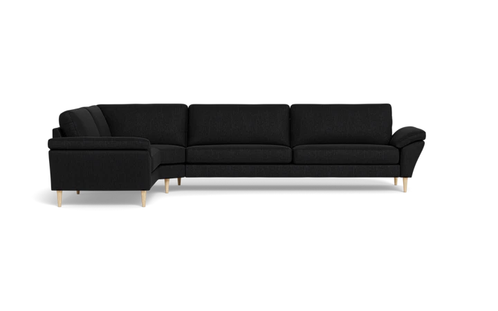 Symfoni 2018 hjørnesofa - Sort - L:338 cm