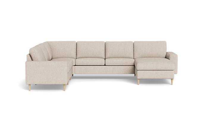 Symfoni 2019 hjørnesofa med chaiselong - Beige - L:347 cm