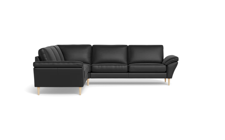 Symfoni 2018 hjørnesofa - Sort - L:251 cm