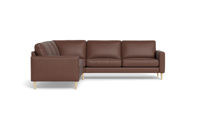 Symfoni 2018 hjørnesofa - Brun - L:242 cm
