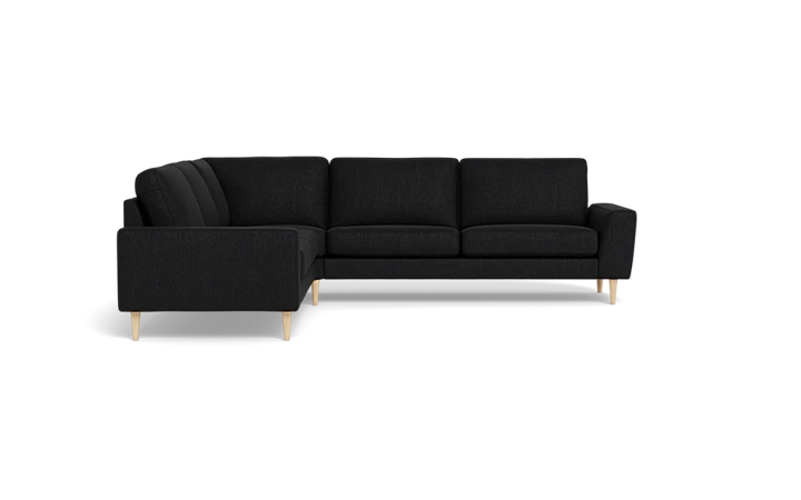 Symfoni 2018 hjørnesofa - Sort - L:249 cm