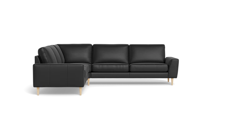 Symfoni 2018 hjørnesofa - Sort - L:249 cm