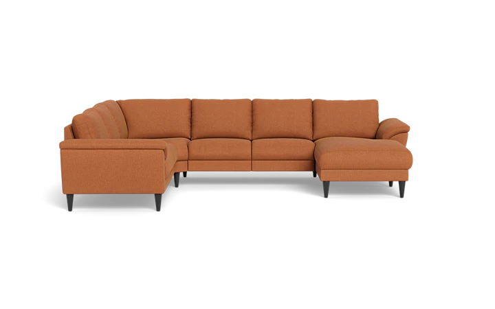 Stamford 2613 hjørnesofa med chaiselong - Cognac - L:323 cm