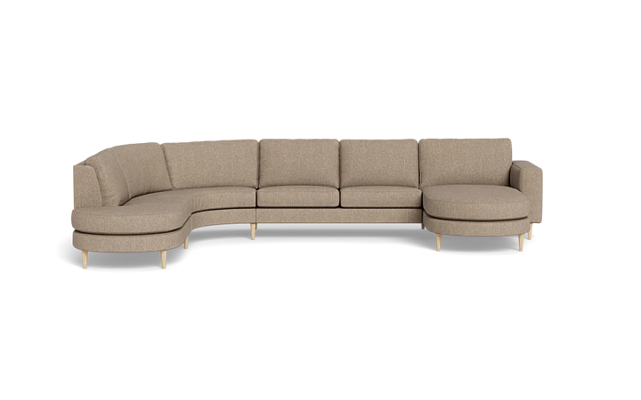 Symfoni 2018 hjørnesofa med chaiselong og open end - L:361 cm