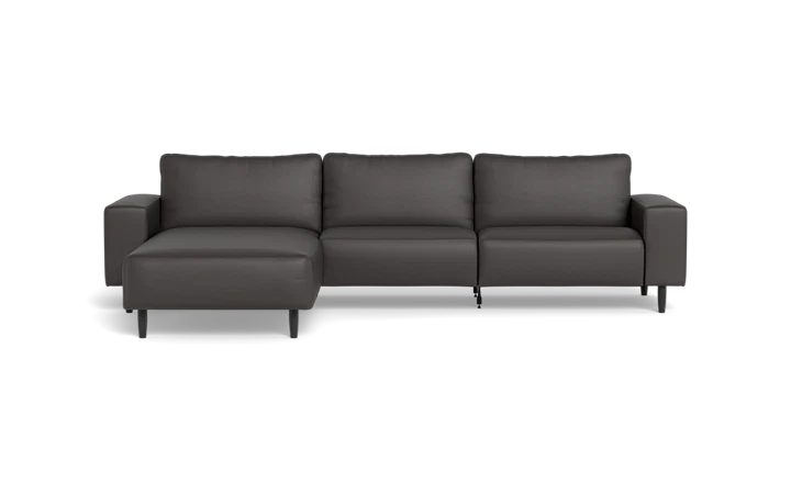 Solution 2701 sofa med chaiselong - Brun - L:316 cm
