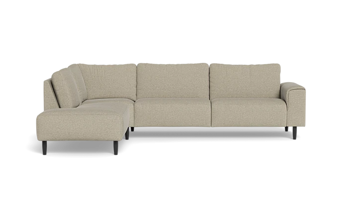 Solution 2701 sofa med open end - Beige - L:295 cm