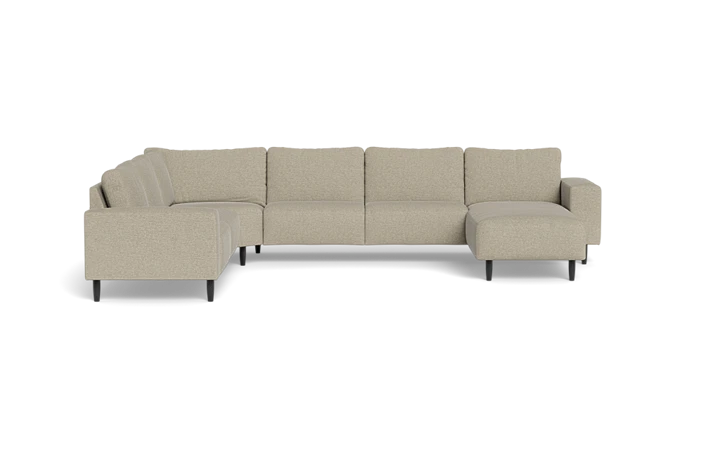 Solution 2701 hjørnesofa med chaiselong - Beige - L:350 cm