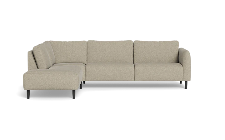 Solution 2701 sofa med open end - Beige - L:288 cm