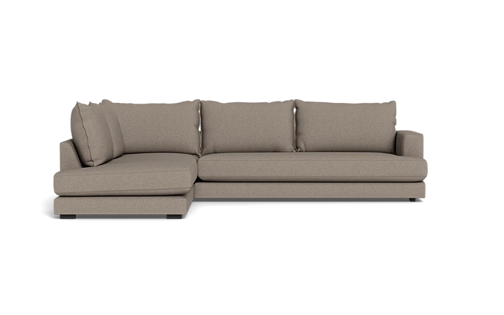 Cozy XL sofa med open end - Grå - L:317 cm
