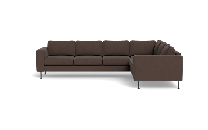 Houston hjørnesofa - Brun - L:299 cm