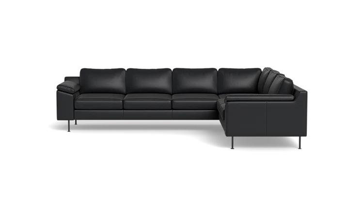Houston hjørnesofa - sort - L:305 cm