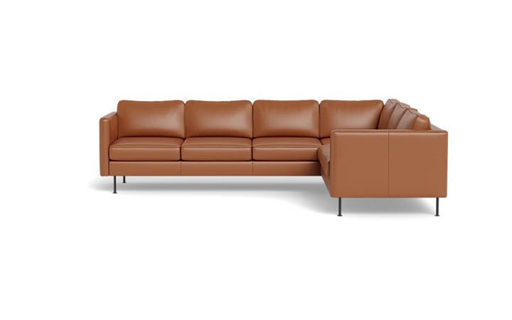Houston hjørnesofa - Cognac - L:290 cm