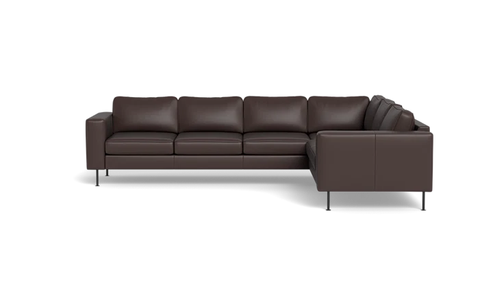 Houston hjørnesofa - Brun - L:299 cm