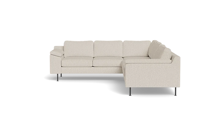 Houston hjørnesofa - Brun - L:240 cm